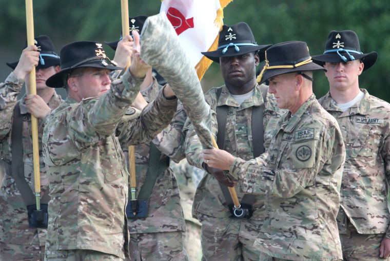 3rd Cavalry Regiment Colors Casing Ceremony